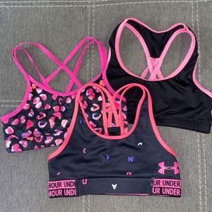 3 girls sports bras